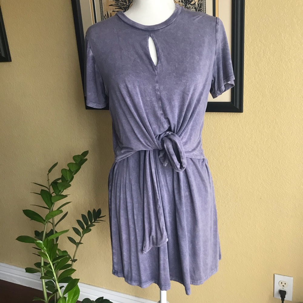 Wanderlux mineral Washed Purple Dress